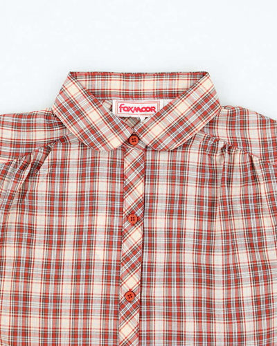 Vintage 80s Foxmoor Checked Shirt - M