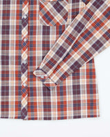 Vintage 80s Brown Checked Shirt - L