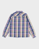 Vintage 80s Brown Checked Shirt - L
