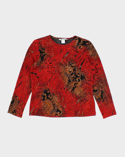 Vintage 90s Nygard Pattern Top - L