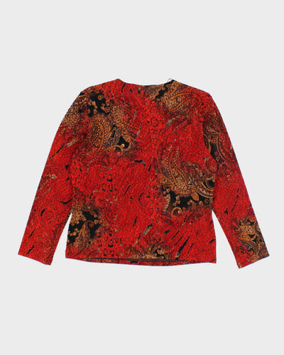 Vintage 90s Nygard Pattern Top - L