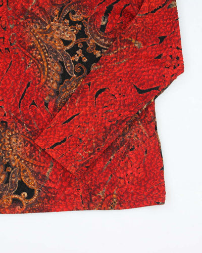 Vintage 90s Nygard Pattern Top - L