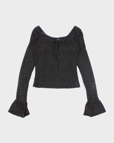 Vintage 90s Seduction Long Sleeve Top - S