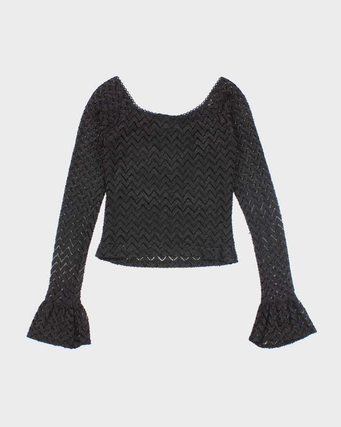 Vintage 90s Seduction Long Sleeve Top - S