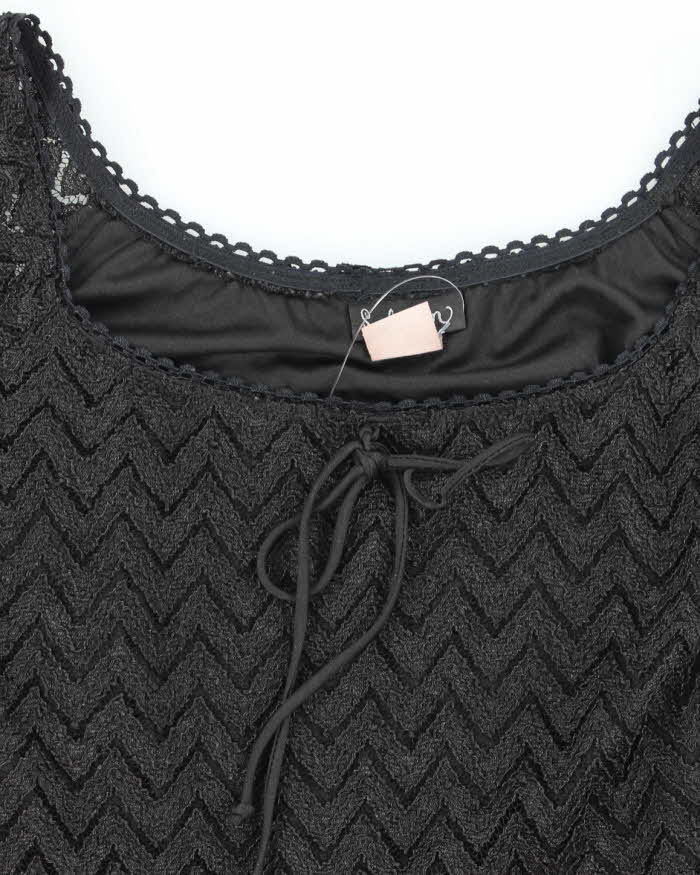Vintage 90s Seduction Long Sleeve Top - S