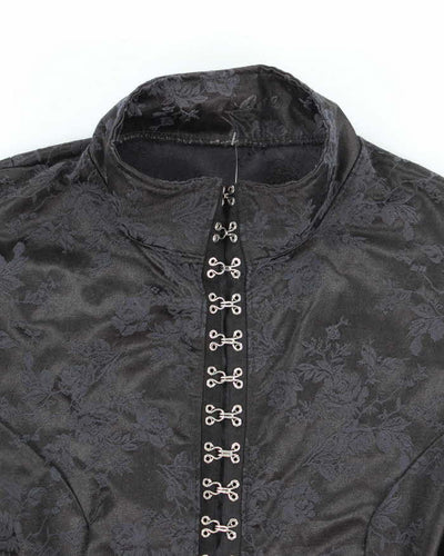 Vintage Gothic Floral Top - M