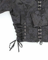 Vintage Gothic Floral Top - M