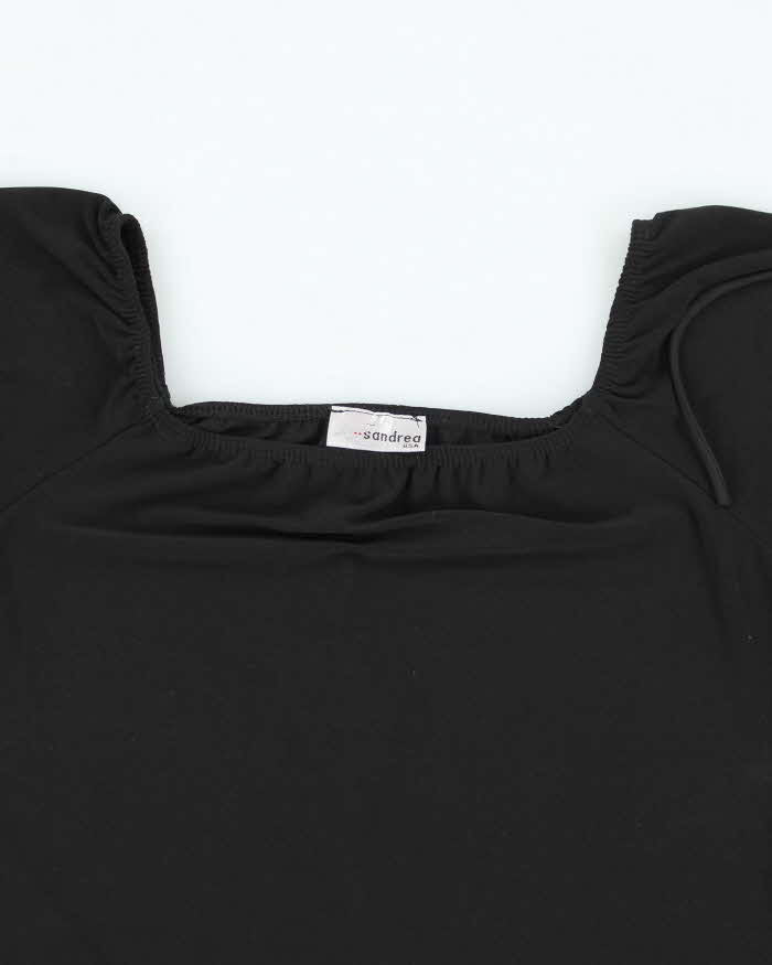 Vintage Y2k 00s Sandrea Black Top - S