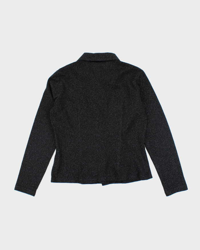 Vintage Y2k 00s Le Chateau Sparkly Blouse - M