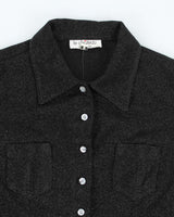Vintage Y2k 00s Le Chateau Sparkly Blouse - M