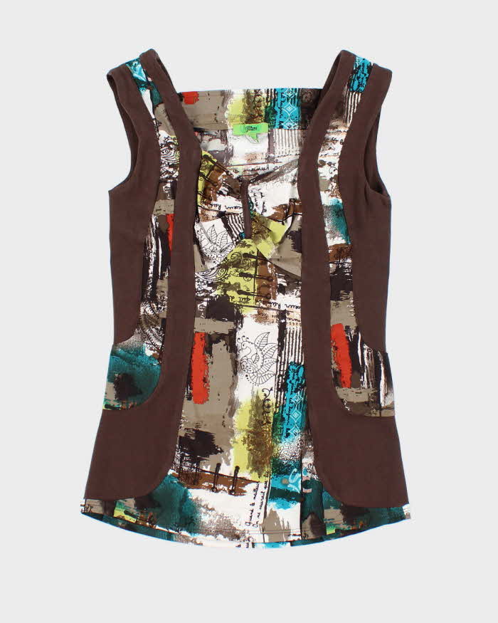 Vintage Y2k 00s Pattern Cami - S