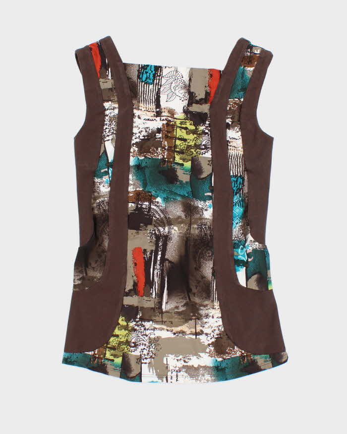 Vintage Y2k 00s Pattern Cami - S