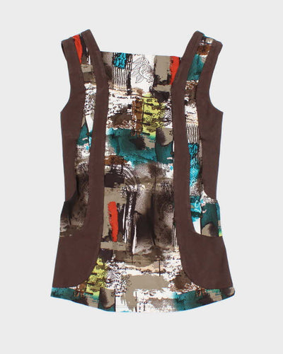 Vintage Y2k 00s Pattern Cami - S
