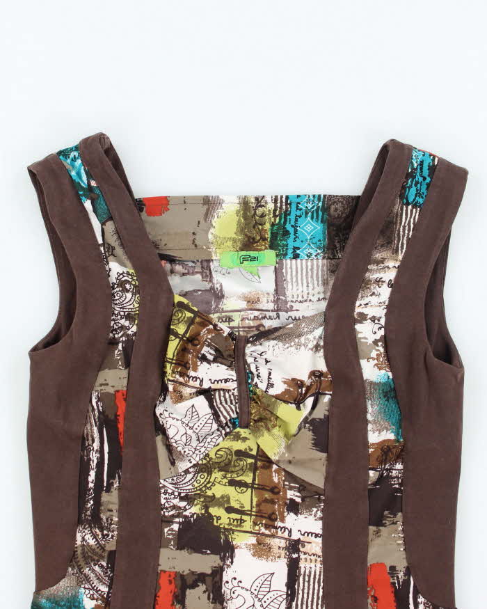 Vintage Y2k 00s Pattern Cami - S