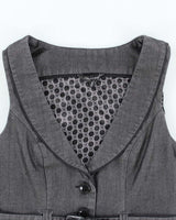 Vintage Y2k 00s Maurices Waistcoat Top - S