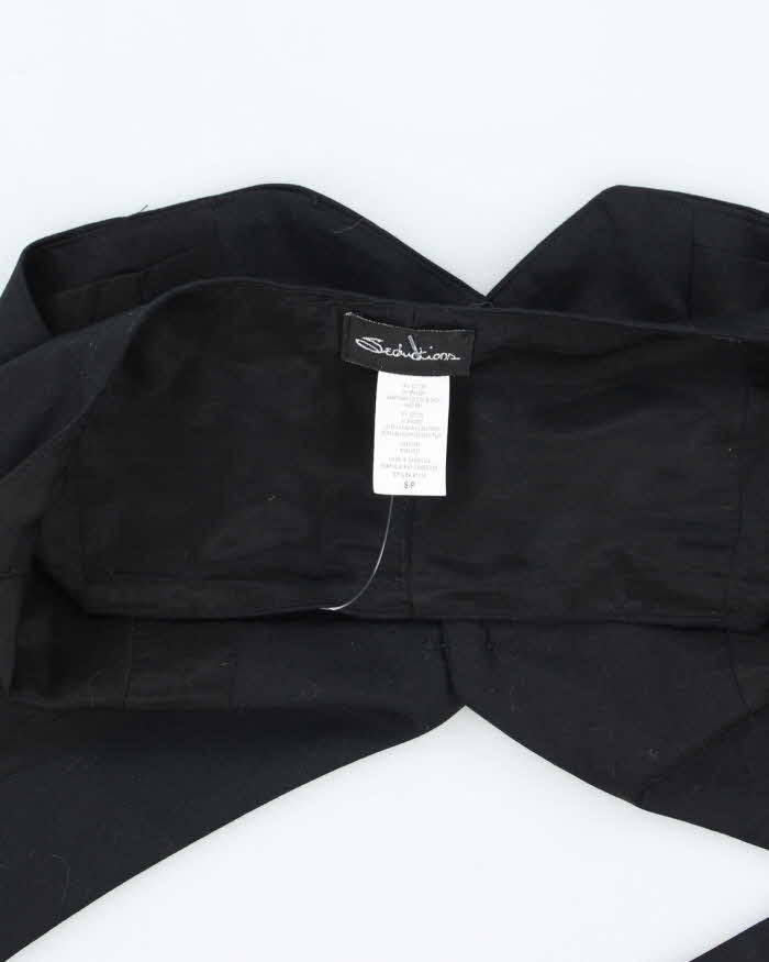 Vintage Y2k 00s Seduction Waistcoat Halter Top - S
