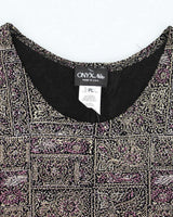 Vintage Y2k 00s Onyx Nite Glittery Top - L