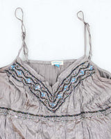 Vintage Y2k 00s Valley Girl Beaded Cami  - M
