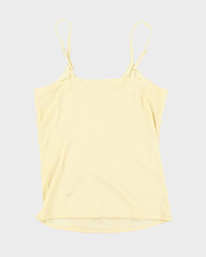 Vintage Y2k 00s Banana USA Beaded Cami  - S