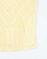 Vintage Y2k 00s Banana USA Beaded Cami  - S