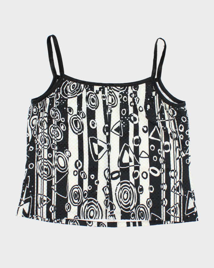 Vintage Y2k 00s Ribkoff Pattern Cami  - M