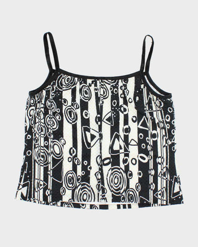 Vintage Y2k 00s Ribkoff Pattern Cami  - M
