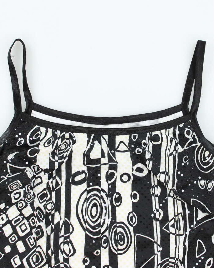 Vintage Y2k 00s Ribkoff Pattern Cami  - M