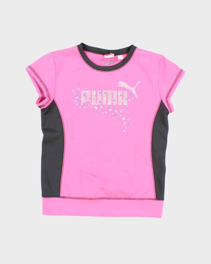 Vintage Y2k 00s Puma Pink Sports Top - S
