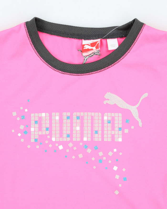 Vintage Y2k 00s Puma Pink Sports Top - S
