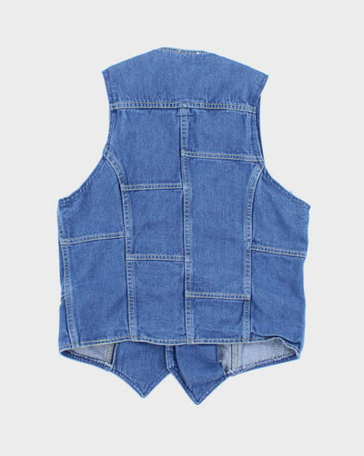Vintage Lee Denim Waist Coat - M
