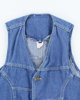 Vintage Lee Denim Waist Coat - M