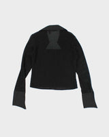 Vintage 90s Zone Textured Blouse - M