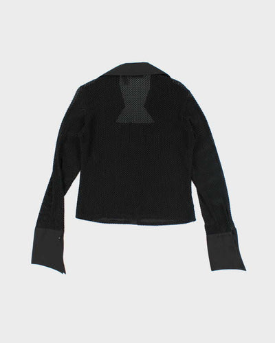 Vintage 90s Zone Textured Blouse - M