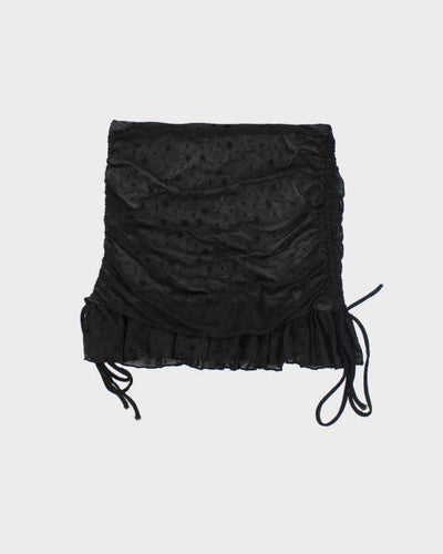 Vintage Y2k 00s Horoscope Ruched Bandeau Top - XS
