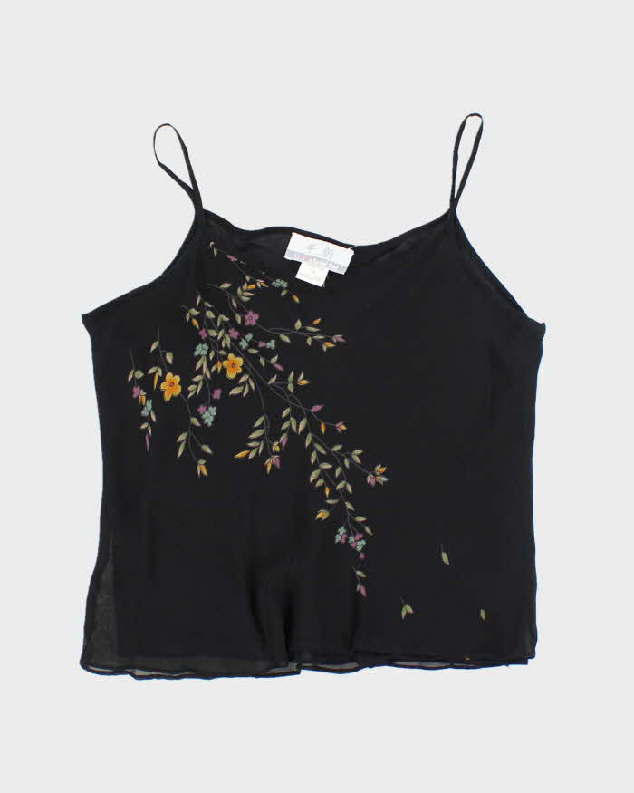 Vintage 90s Silk Floral Cami - S