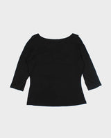 Vintage Y2k 00s Mesmerize Cut-Out Rhinestone Top - L