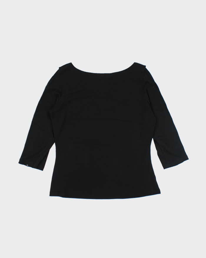 Vintage Y2k 00s Mesmerize Cut-Out Rhinestone Top - L
