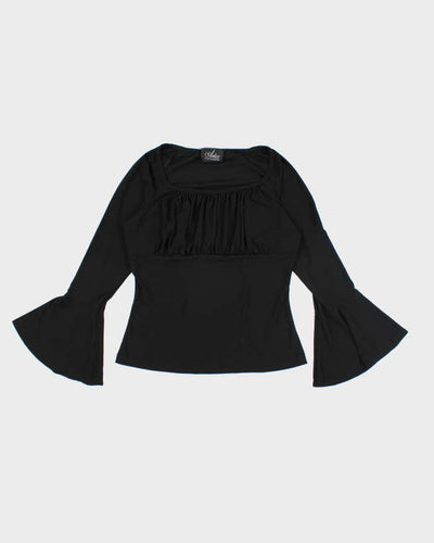 Vintage Y2k 00s Artex Bell Sleeve Top - M