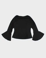Vintage Y2k 00s Artex Bell Sleeve Top - M