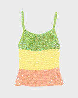 Vintage Y2k 00s Sequin Cami - XS