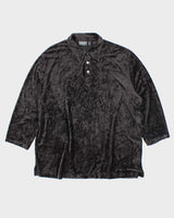 Vintage Y2k 00s DKNY Velour Oversized Blouse - XL