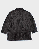 Vintage Y2k 00s DKNY Velour Oversized Blouse - XL