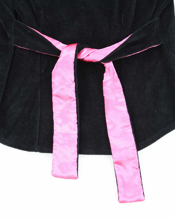Vintage 90s 00s Betsey Johnson Velvet Blouse - L