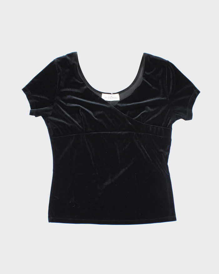 Vintage 90s Le Chateau Velvet Top - M