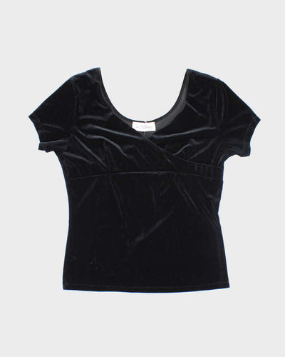 Vintage 90s Le Chateau Velvet Top - M
