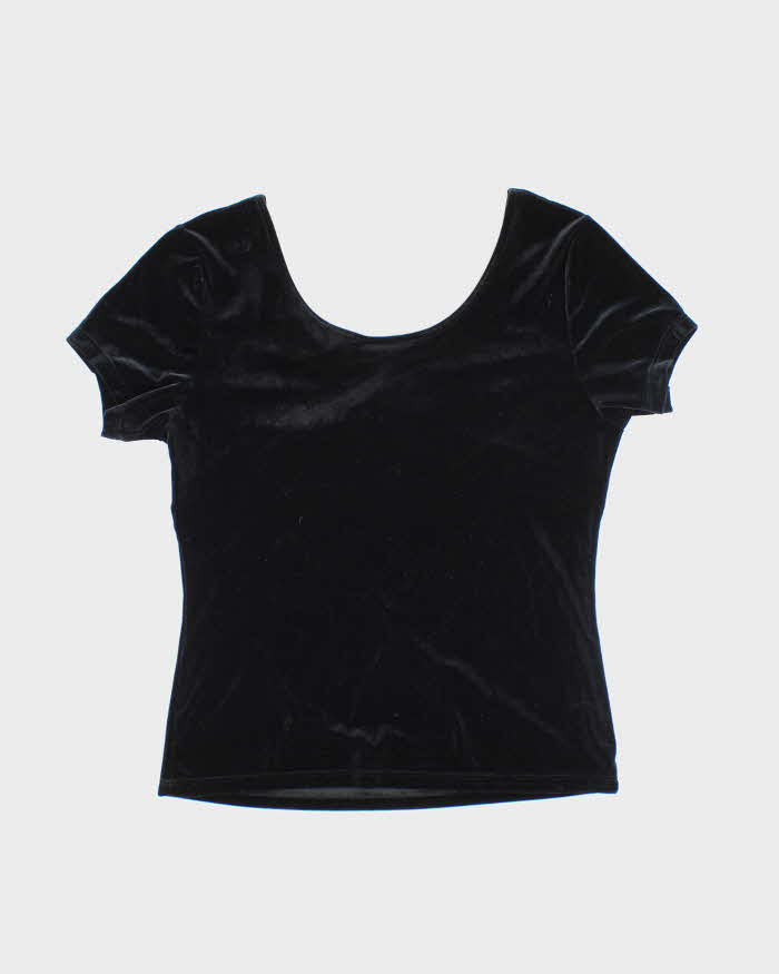Vintage 90s Le Chateau Velvet Top - M