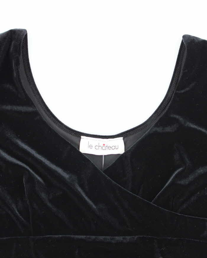 Vintage 90s Le Chateau Velvet Top - M