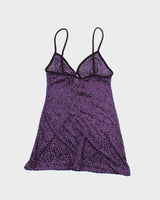 Vintage 90s La Senza Velvet Sheer Cami - S