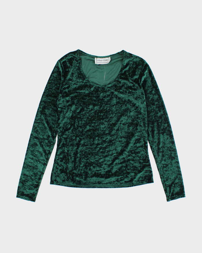 Vintage 90s Prima Donna Velvet Top - S