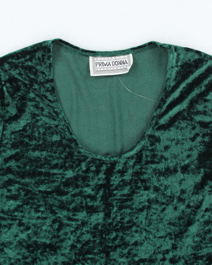 Vintage 90s Prima Donna Velvet Top - S